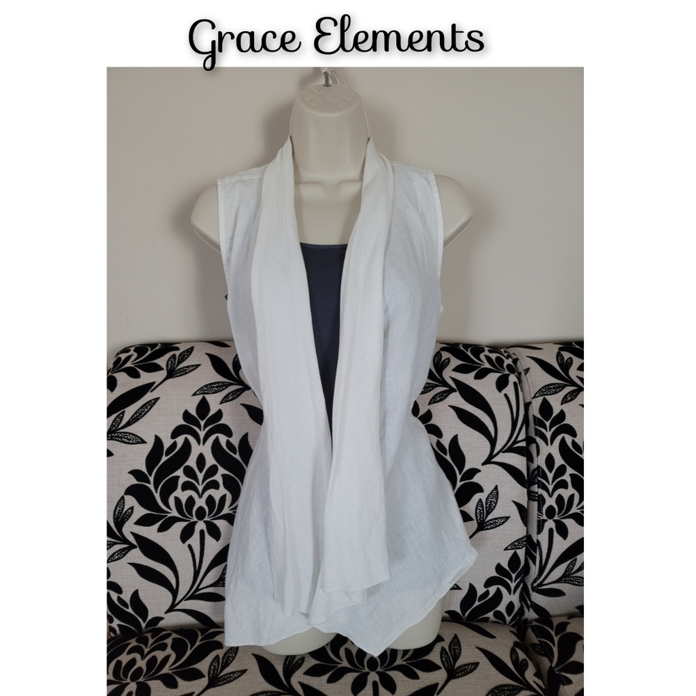 Business Casual sleeveless cardigan